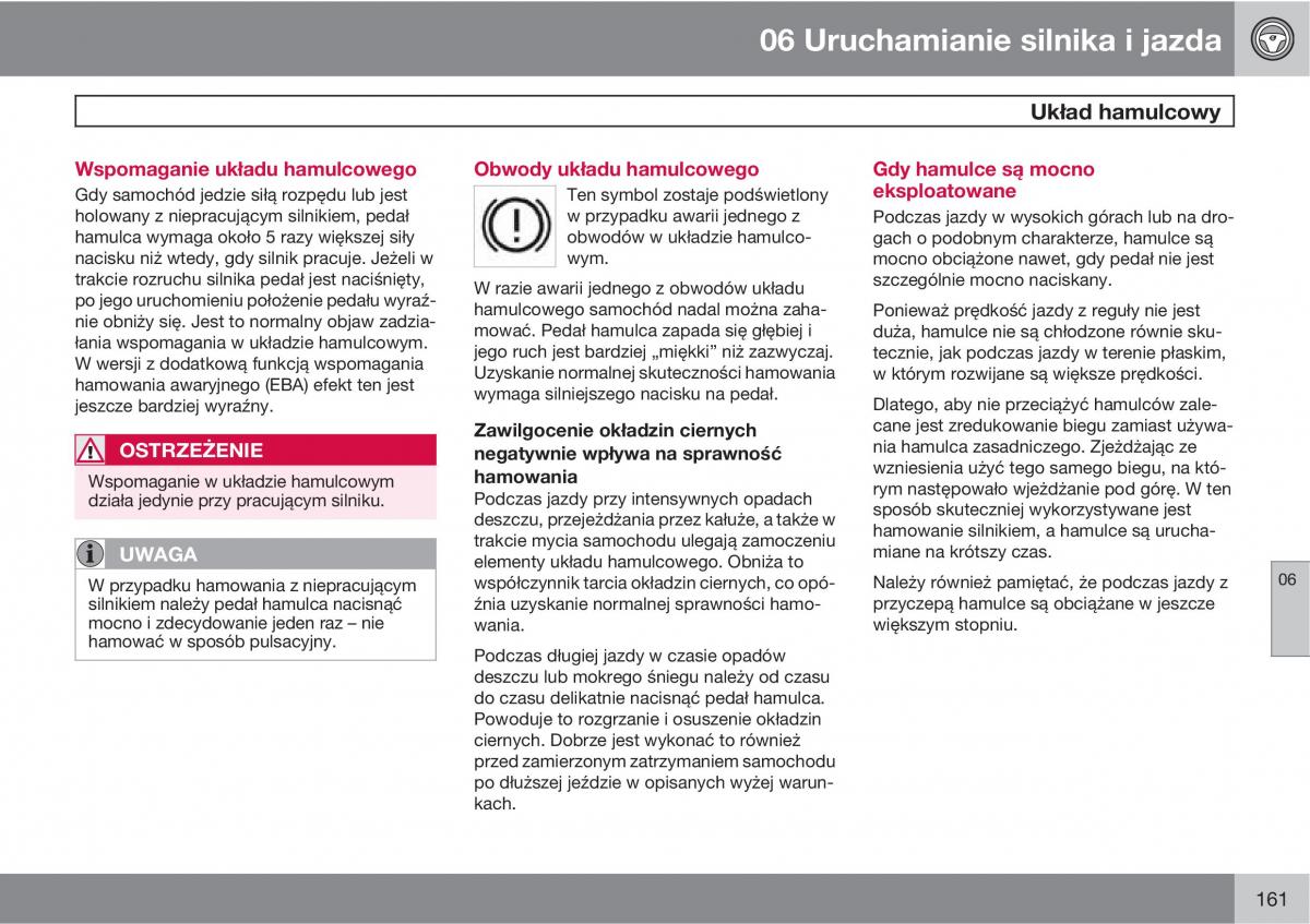 Volvo XC90 XC Classic instrukcja obslugi / page 163