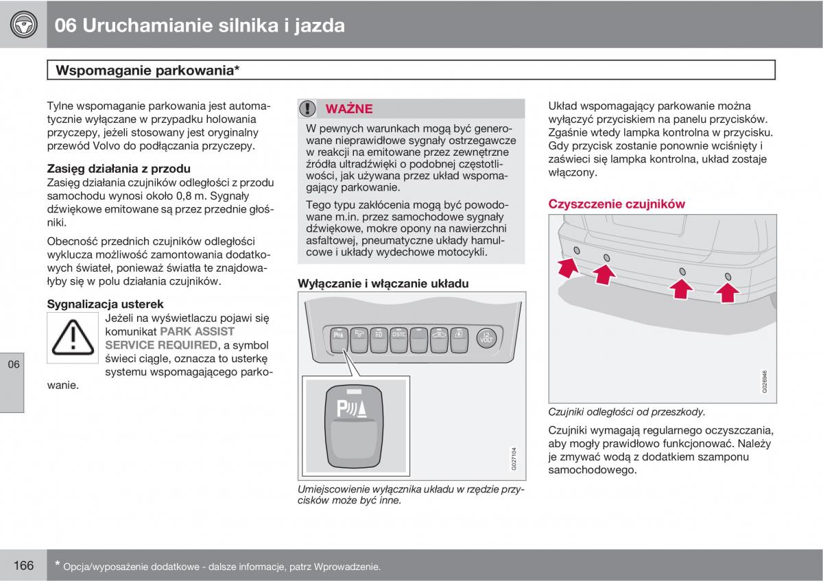 Volvo XC90 XC Classic instrukcja obslugi / page 168