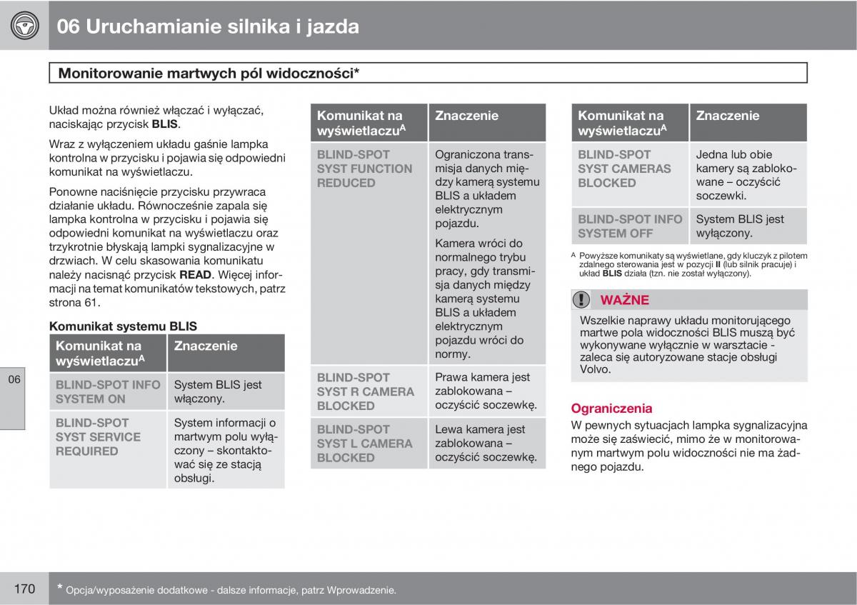 Volvo XC90 XC Classic instrukcja obslugi / page 172