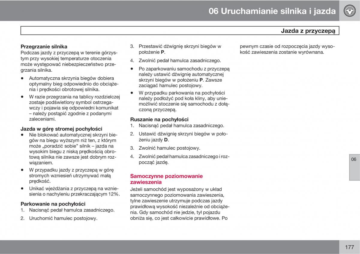 Volvo XC90 XC Classic instrukcja obslugi / page 179