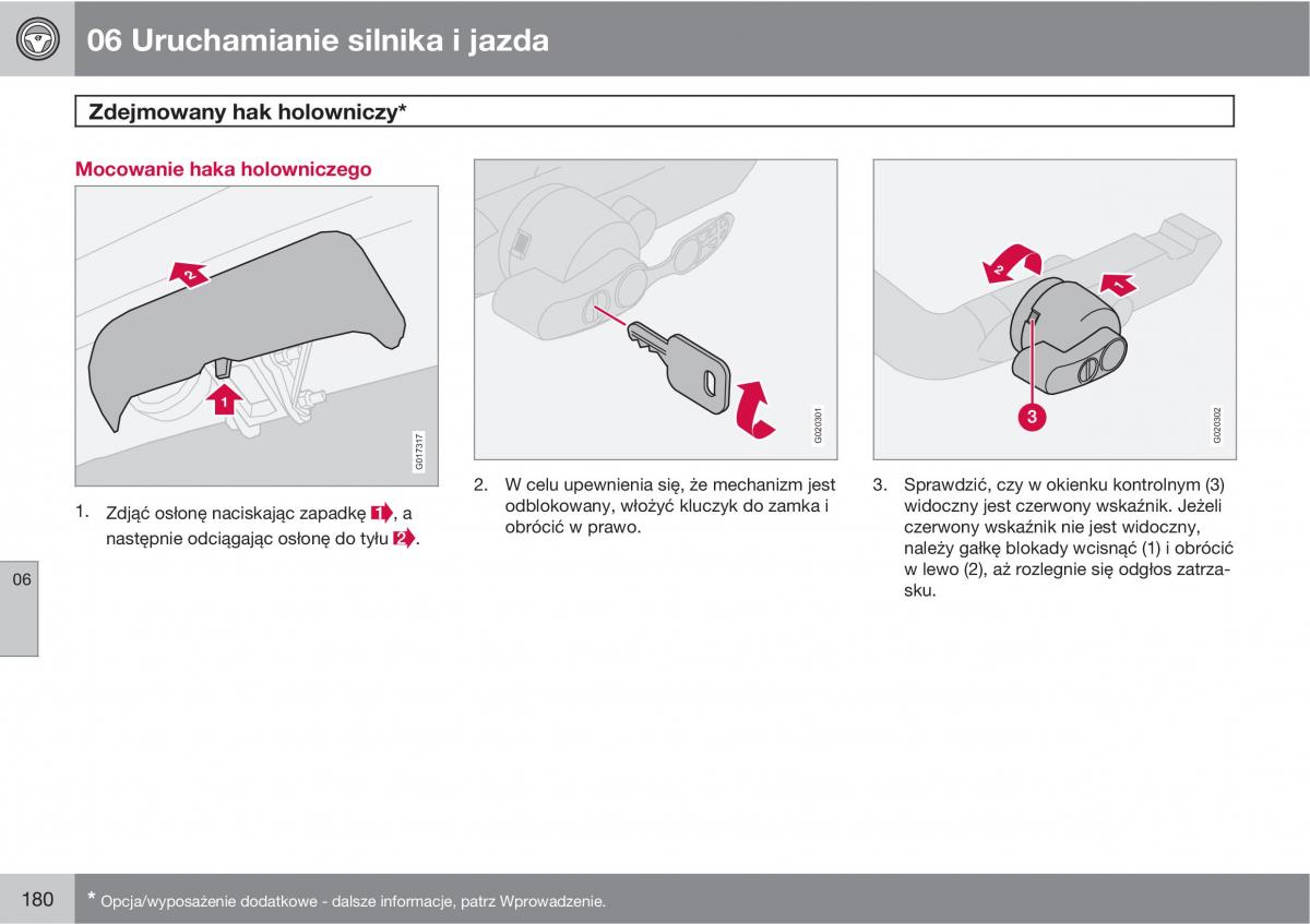 Volvo XC90 XC Classic instrukcja obslugi / page 182