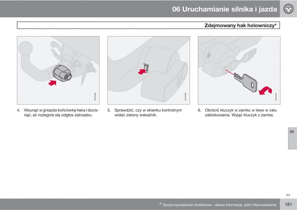 Volvo XC90 XC Classic instrukcja obslugi / page 183