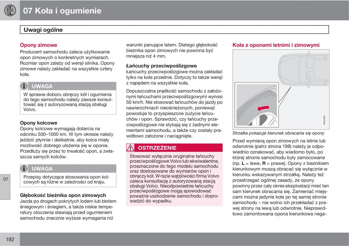 Volvo XC90 XC Classic instrukcja obslugi / page 194