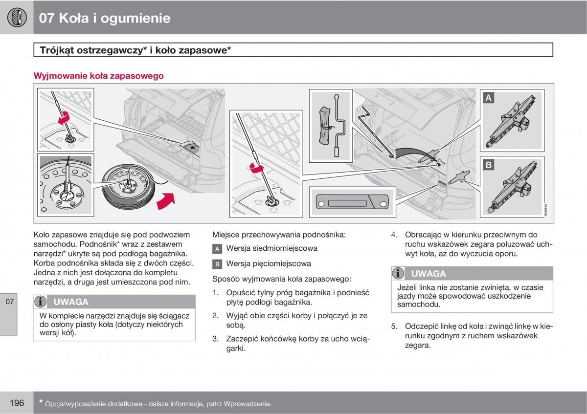 Volvo XC90 XC Classic instrukcja obslugi / page 198