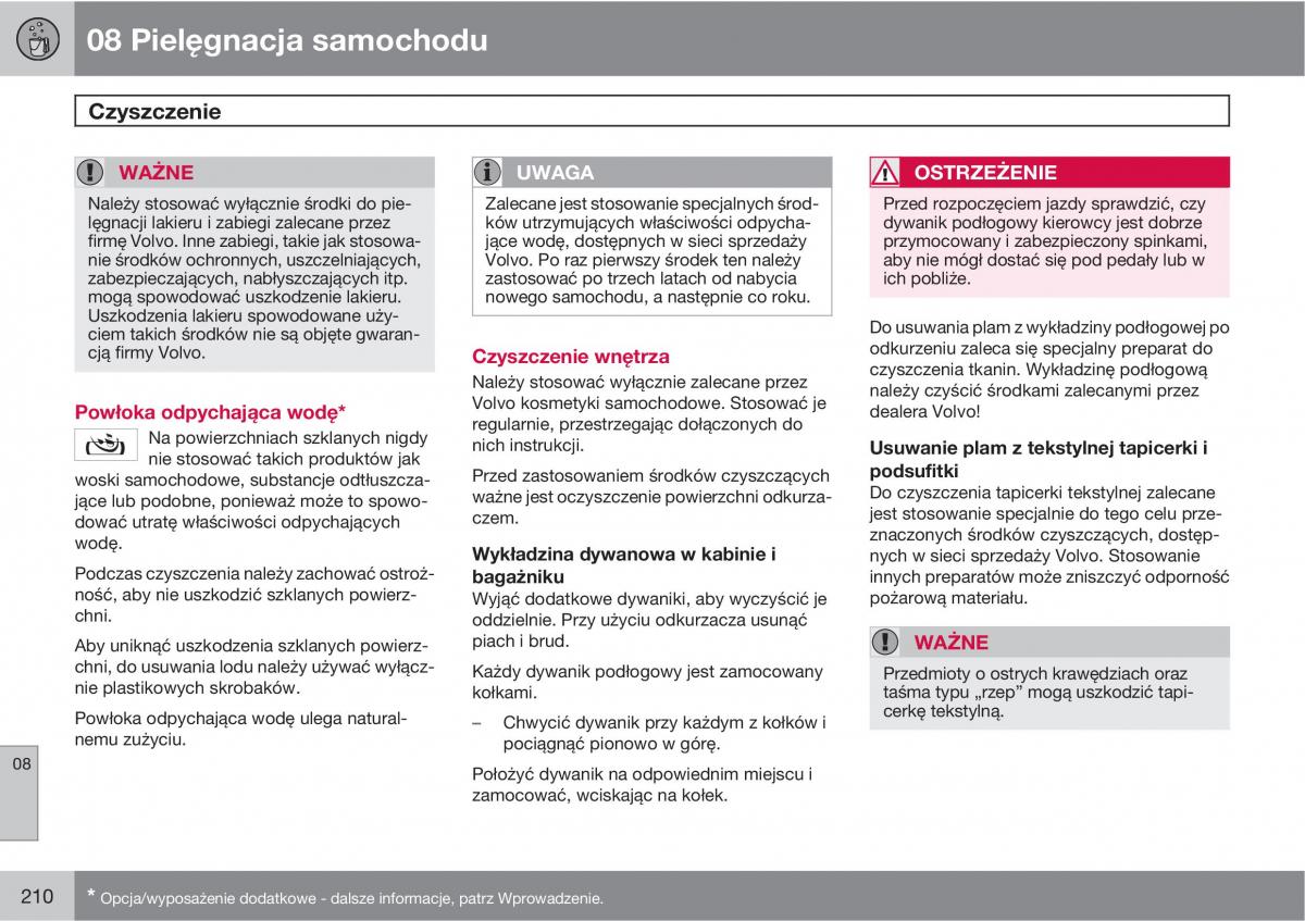 Volvo XC90 XC Classic instrukcja obslugi / page 212