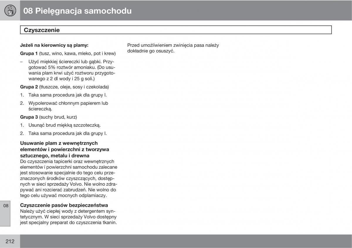 Volvo XC90 XC Classic instrukcja obslugi / page 214