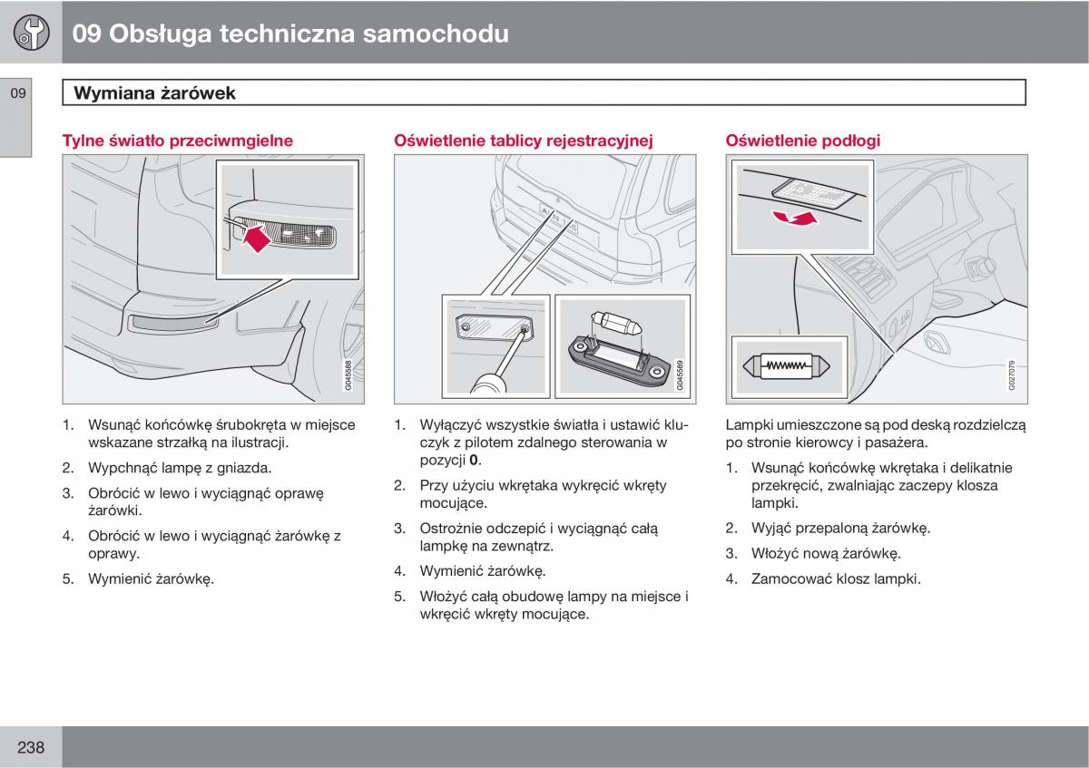 Volvo XC90 XC Classic instrukcja obslugi / page 240