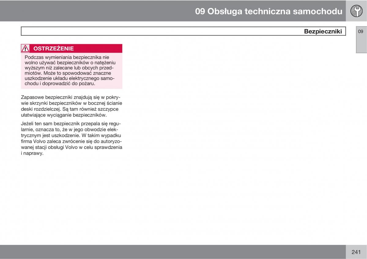 Volvo XC90 XC Classic instrukcja obslugi / page 243