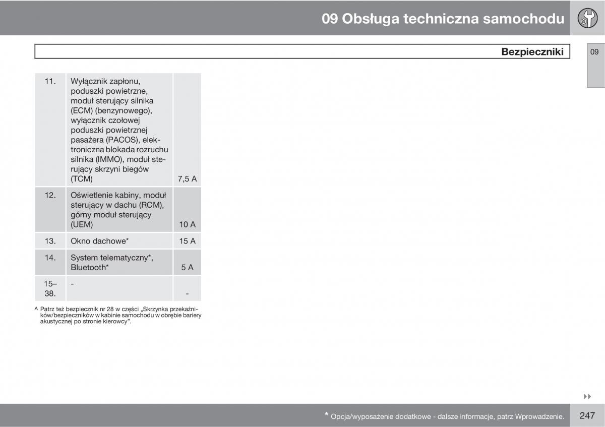 Volvo XC90 XC Classic instrukcja obslugi / page 249