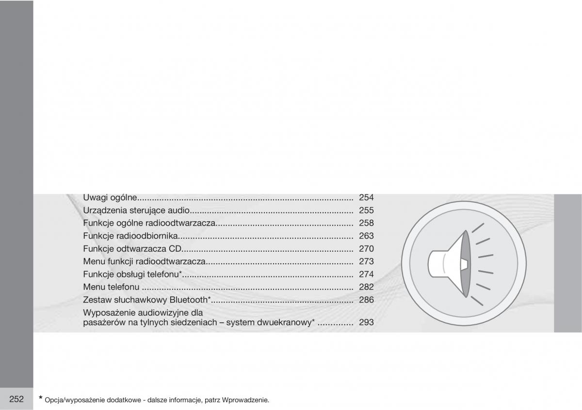 Volvo XC90 XC Classic instrukcja obslugi / page 254