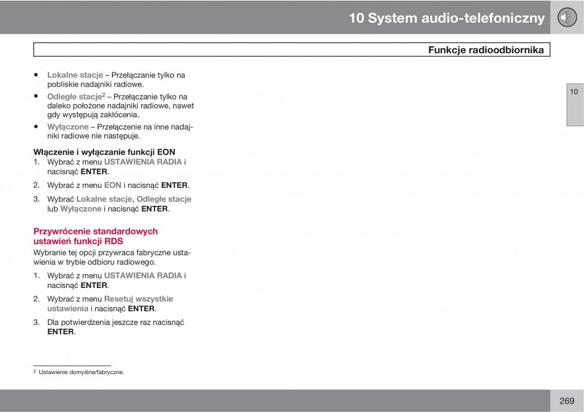 Volvo XC90 XC Classic instrukcja obslugi / page 271