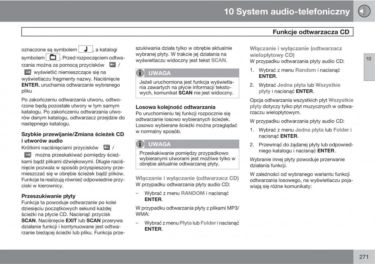 Volvo XC90 XC Classic instrukcja obslugi / page 273