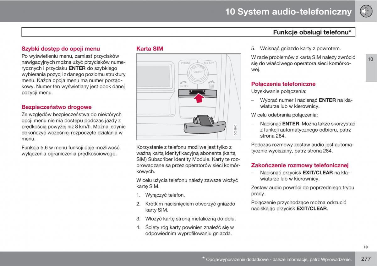 Volvo XC90 XC Classic instrukcja obslugi / page 279