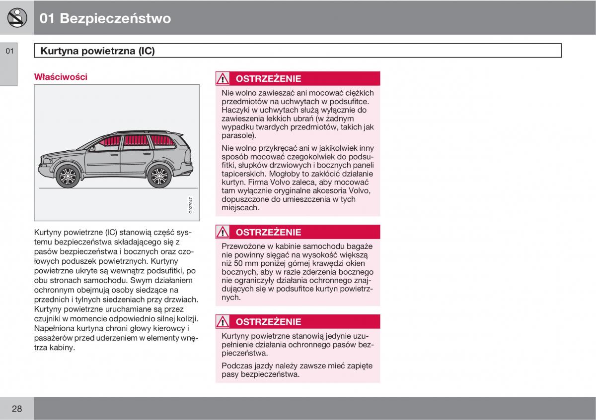 Volvo XC90 XC Classic instrukcja obslugi / page 30
