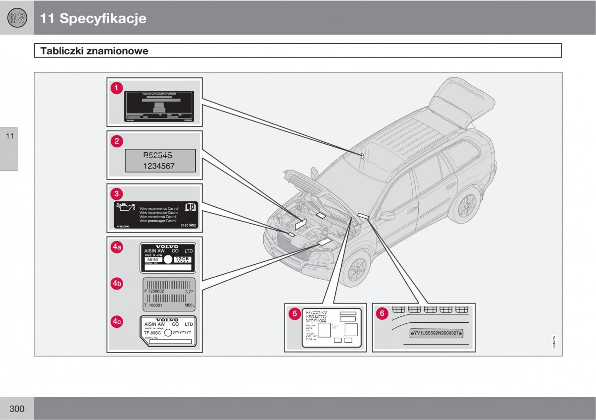 Volvo XC90 XC Classic instrukcja obslugi / page 302