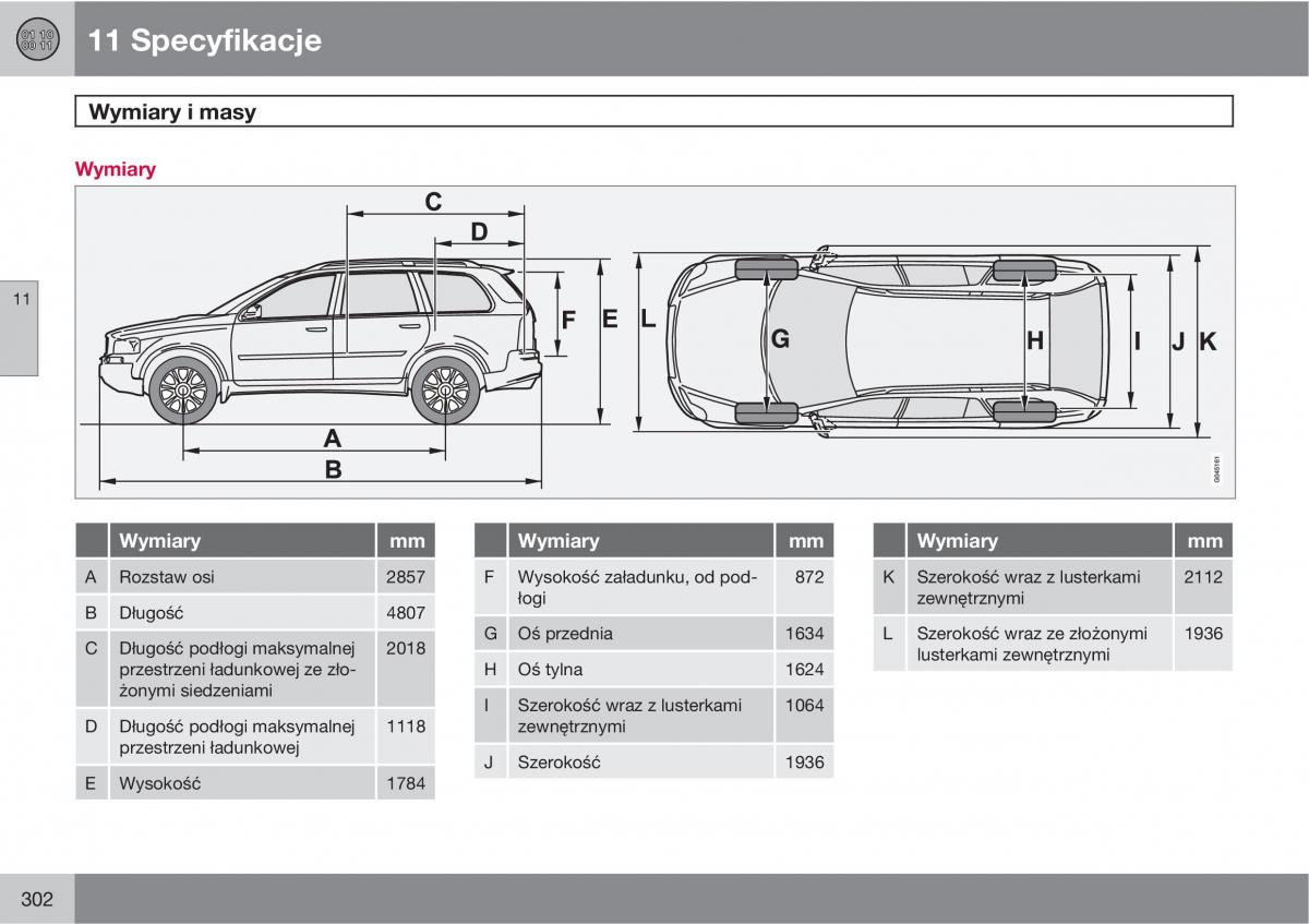 Volvo XC90 XC Classic instrukcja obslugi / page 304