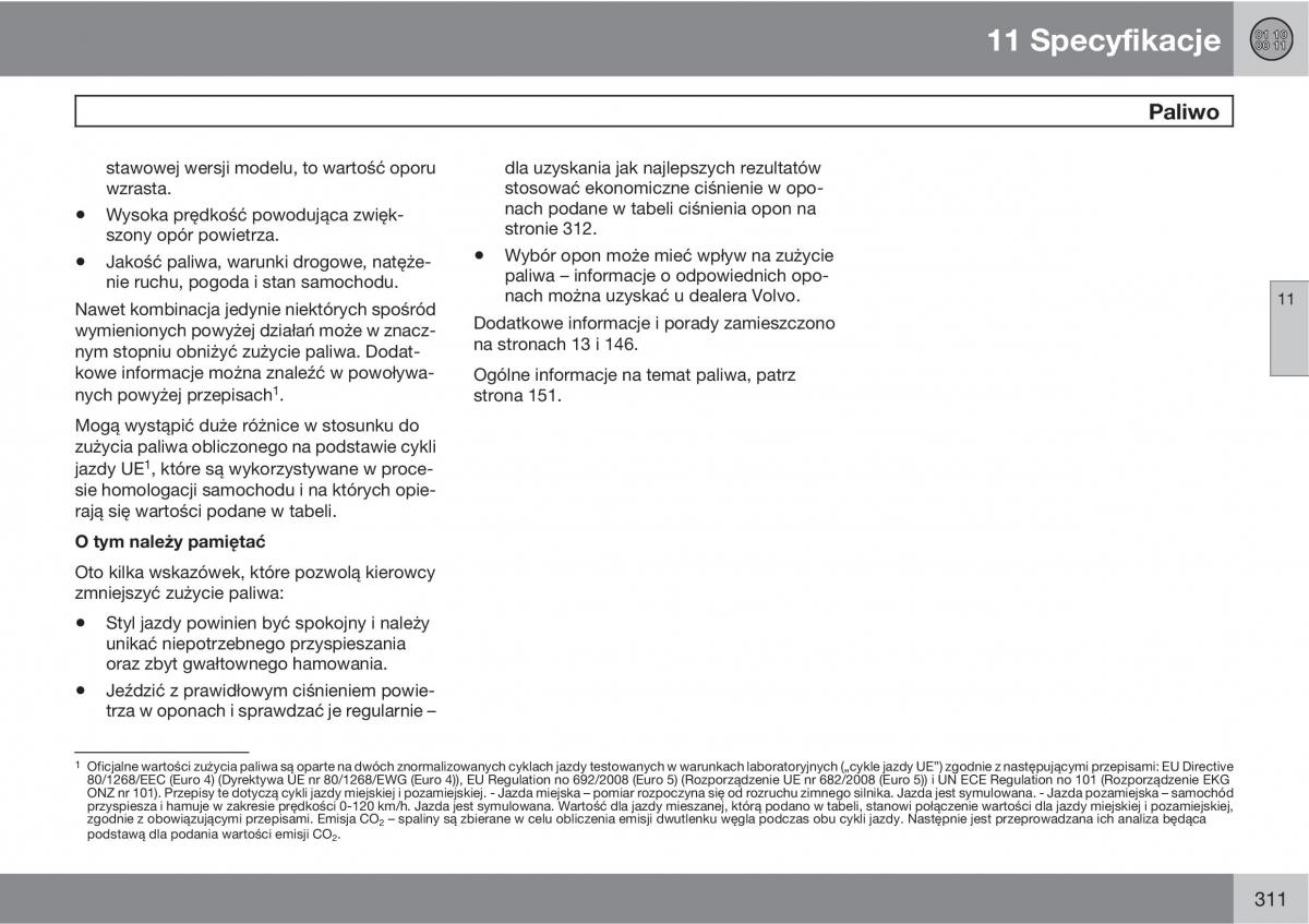 Volvo XC90 XC Classic instrukcja obslugi / page 313