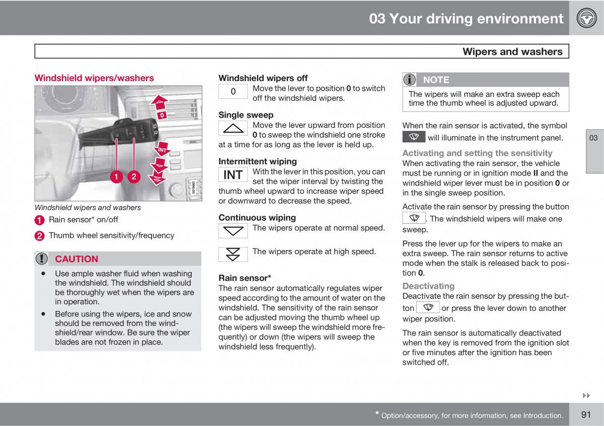 Volvo V70 XC70 III owners manual / page 91