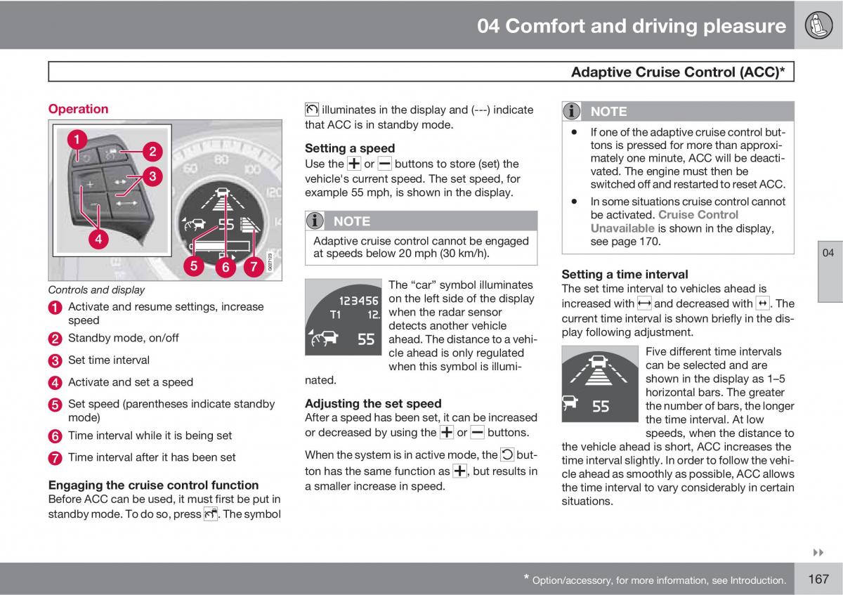 Volvo V70 XC70 III owners manual / page 167