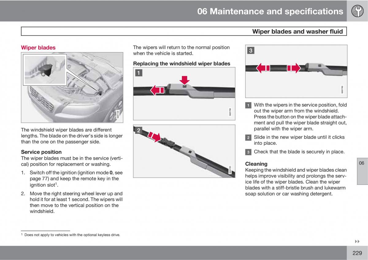 Volvo V70 XC70 III owners manual / page 229