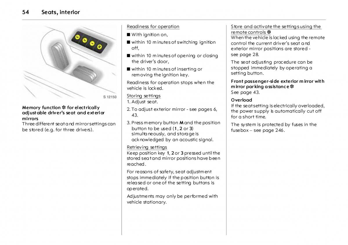 Opel Vectra Vauxhall III 3 owners manual / page 59