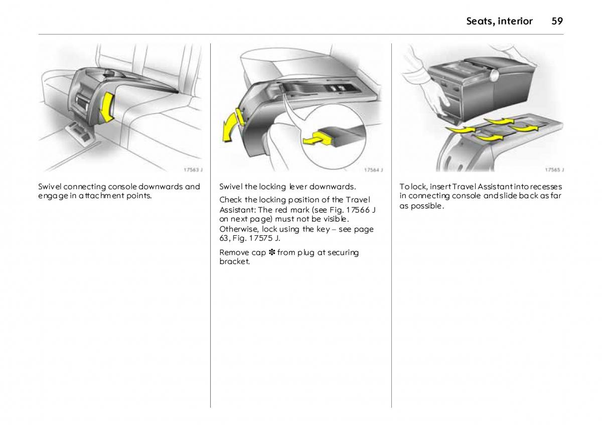 Opel Vectra Vauxhall III 3 owners manual / page 64