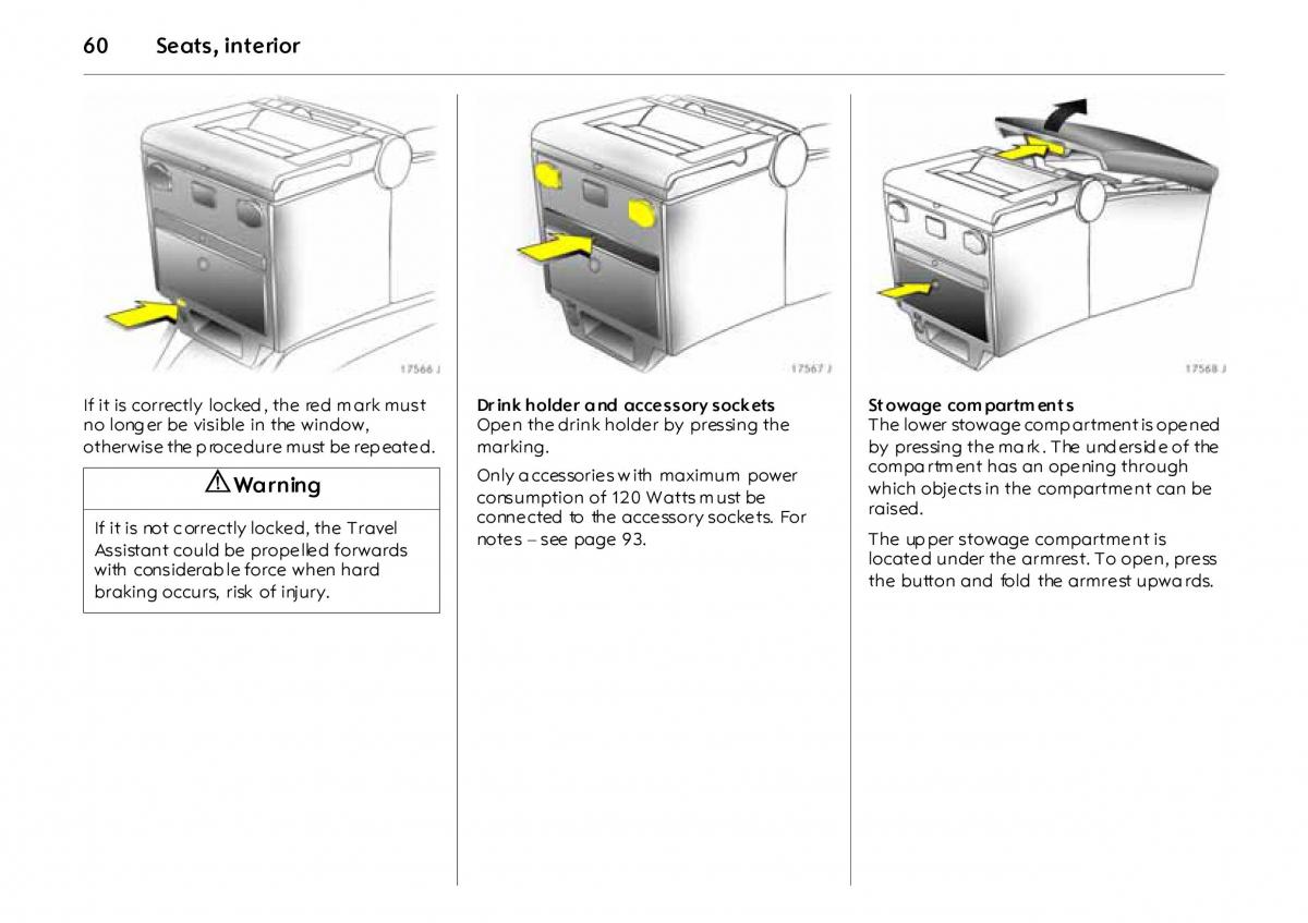 Opel Vectra Vauxhall III 3 owners manual / page 65