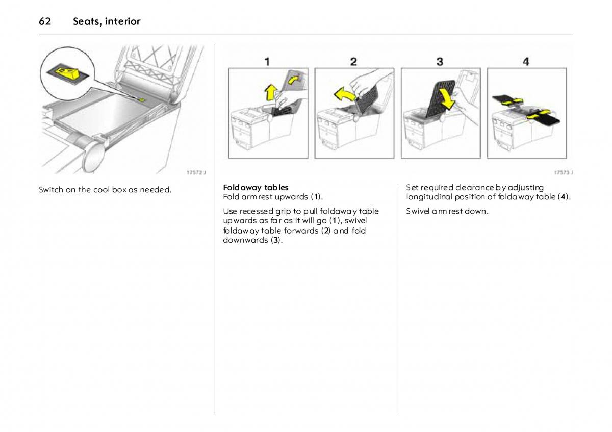 Opel Vectra Vauxhall III 3 owners manual / page 67