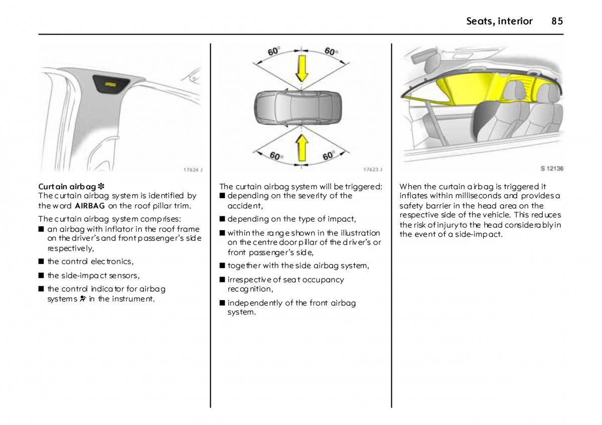 Opel Vectra Vauxhall III 3 owners manual / page 90