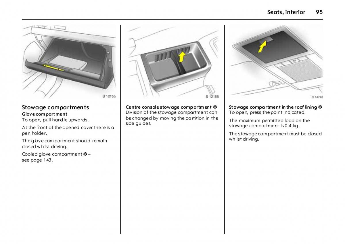 Opel Vectra Vauxhall III 3 owners manual / page 100