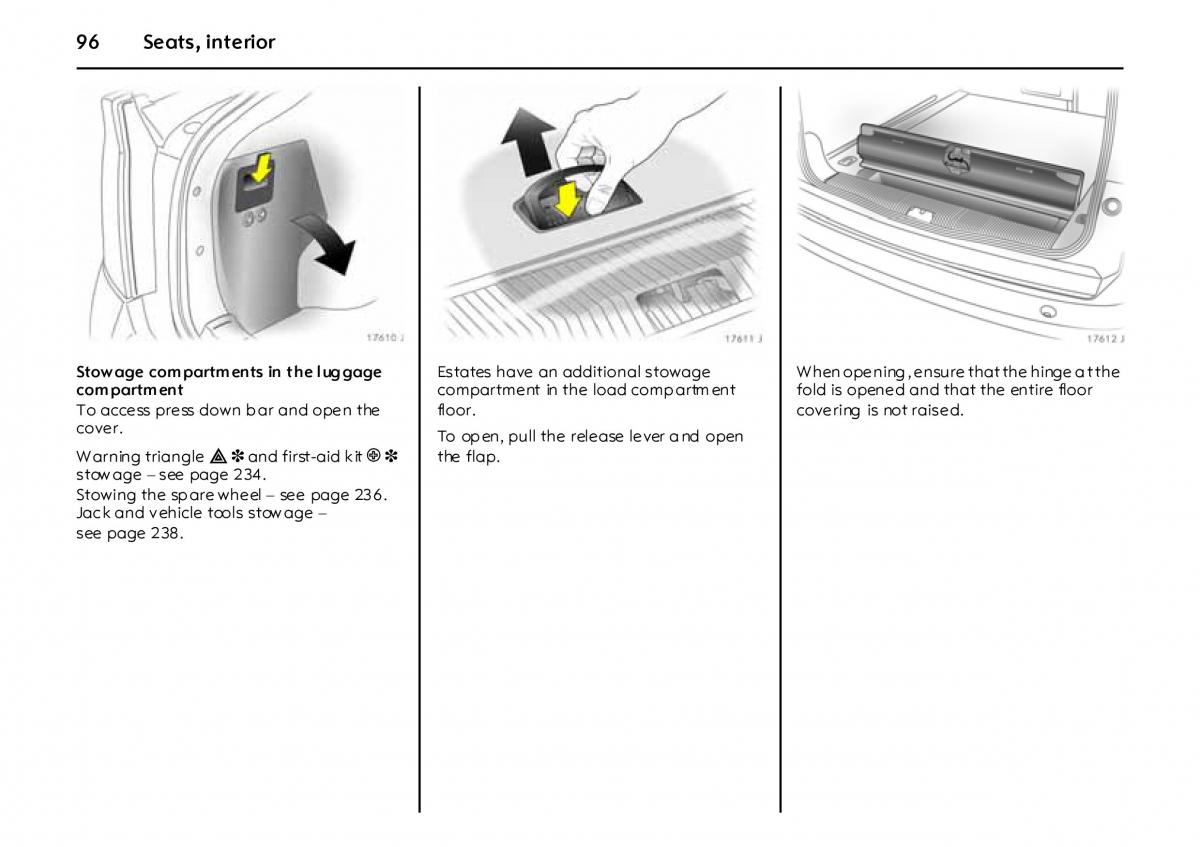 Opel Vectra Vauxhall III 3 owners manual / page 101