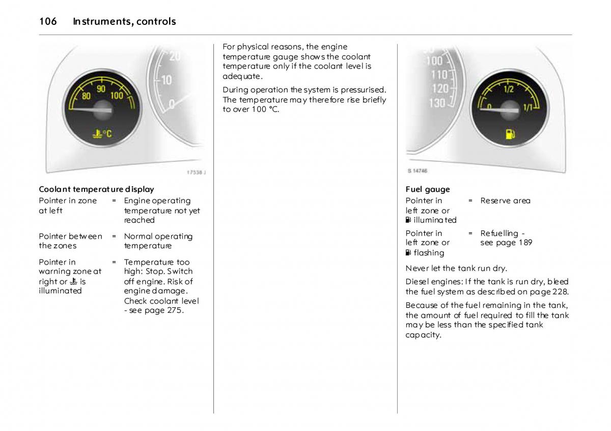 Opel Vectra Vauxhall III 3 owners manual / page 111