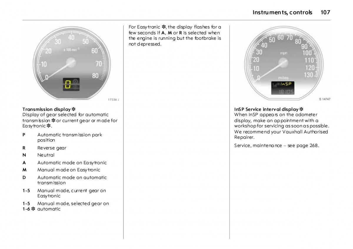 Opel Vectra Vauxhall III 3 owners manual / page 112