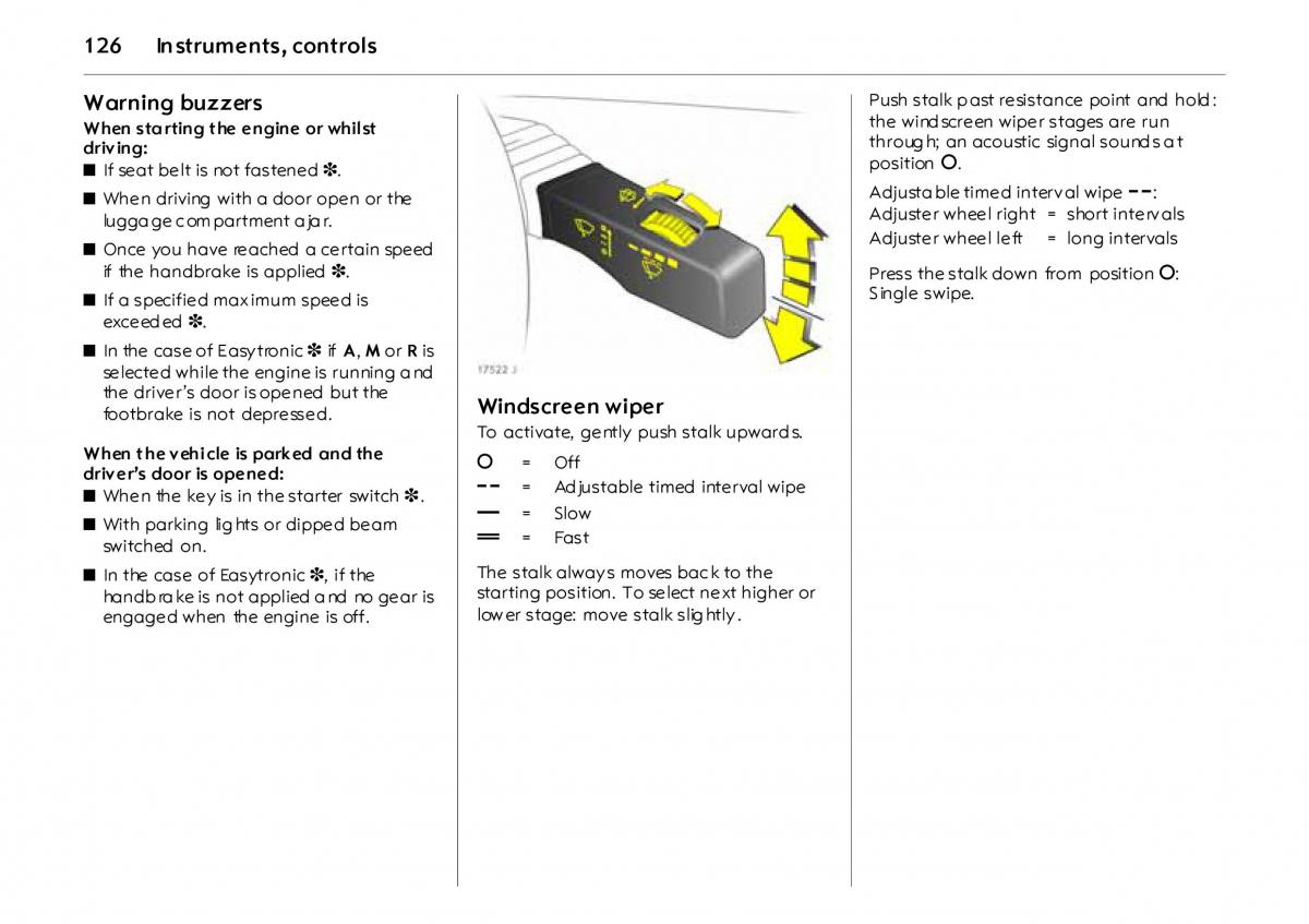 Opel Vectra Vauxhall III 3 owners manual / page 131