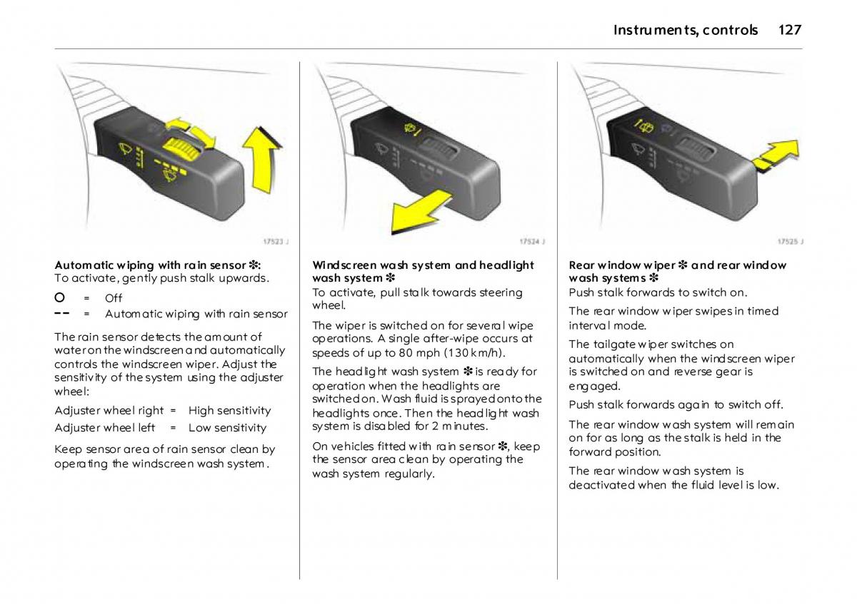 Opel Vectra Vauxhall III 3 owners manual / page 132