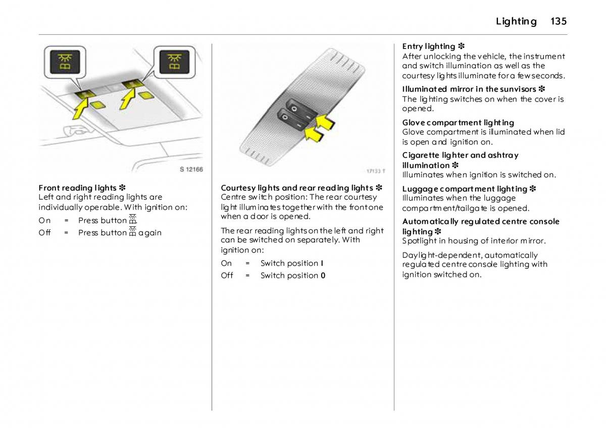 Opel Vectra Vauxhall III 3 owners manual / page 140