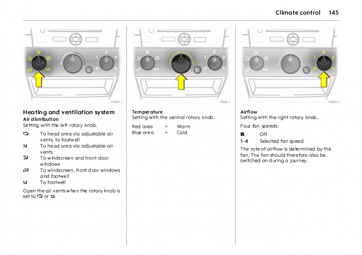 Opel Vectra Vauxhall III 3 owners manual / page 150