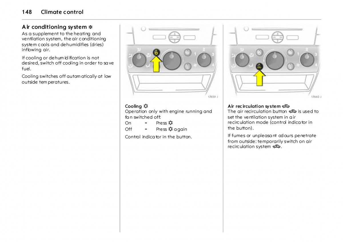 Opel Vectra Vauxhall III 3 owners manual / page 153