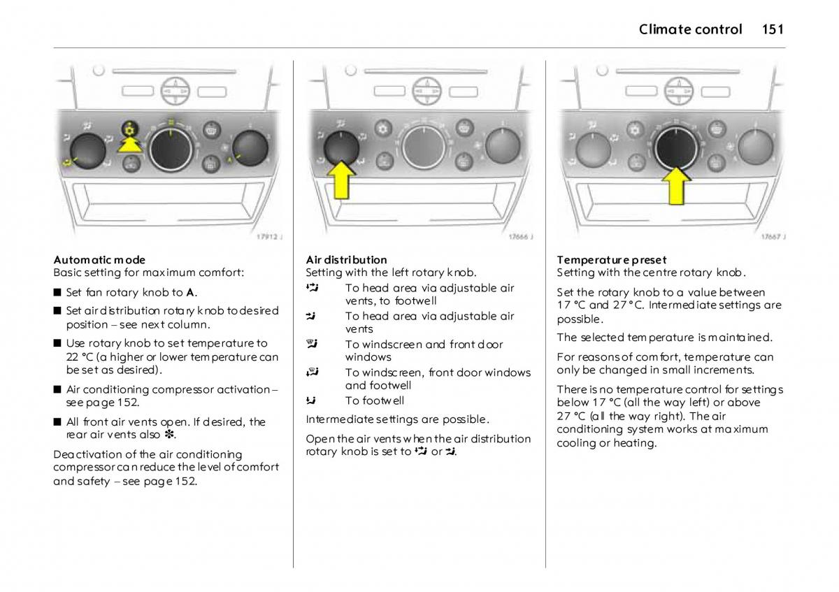 Opel Vectra Vauxhall III 3 owners manual / page 156