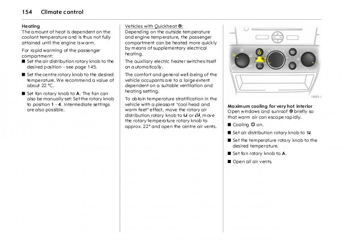 Opel Vectra Vauxhall III 3 owners manual / page 159