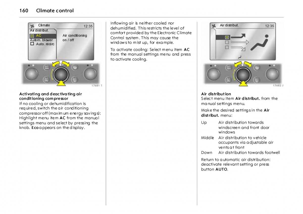 Opel Vectra Vauxhall III 3 owners manual / page 165