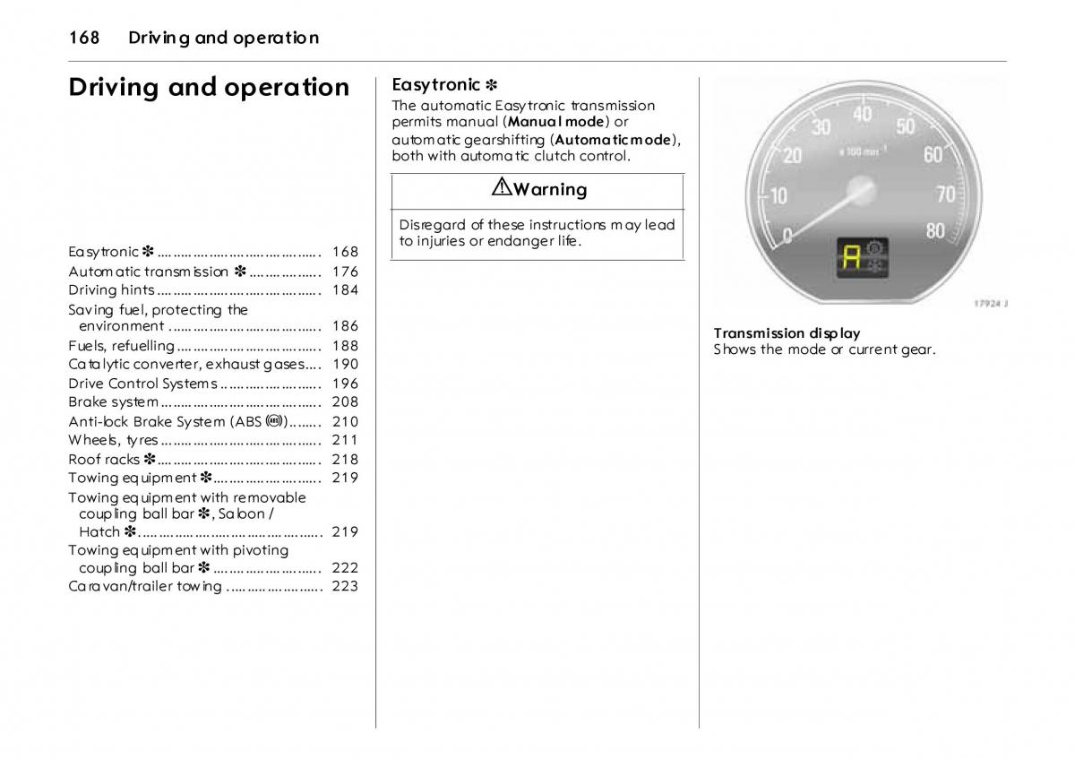 Opel Vectra Vauxhall III 3 owners manual / page 173