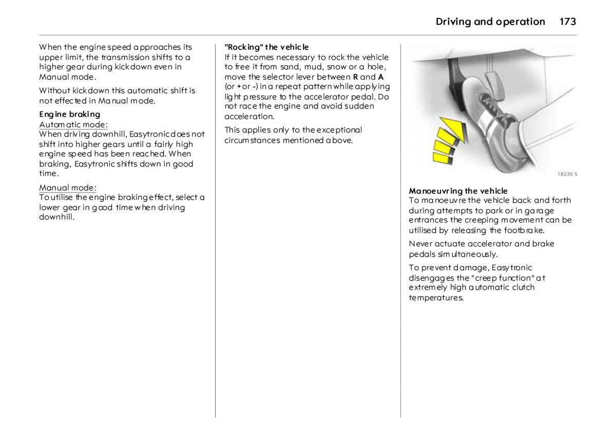 Opel Vectra Vauxhall III 3 owners manual / page 178