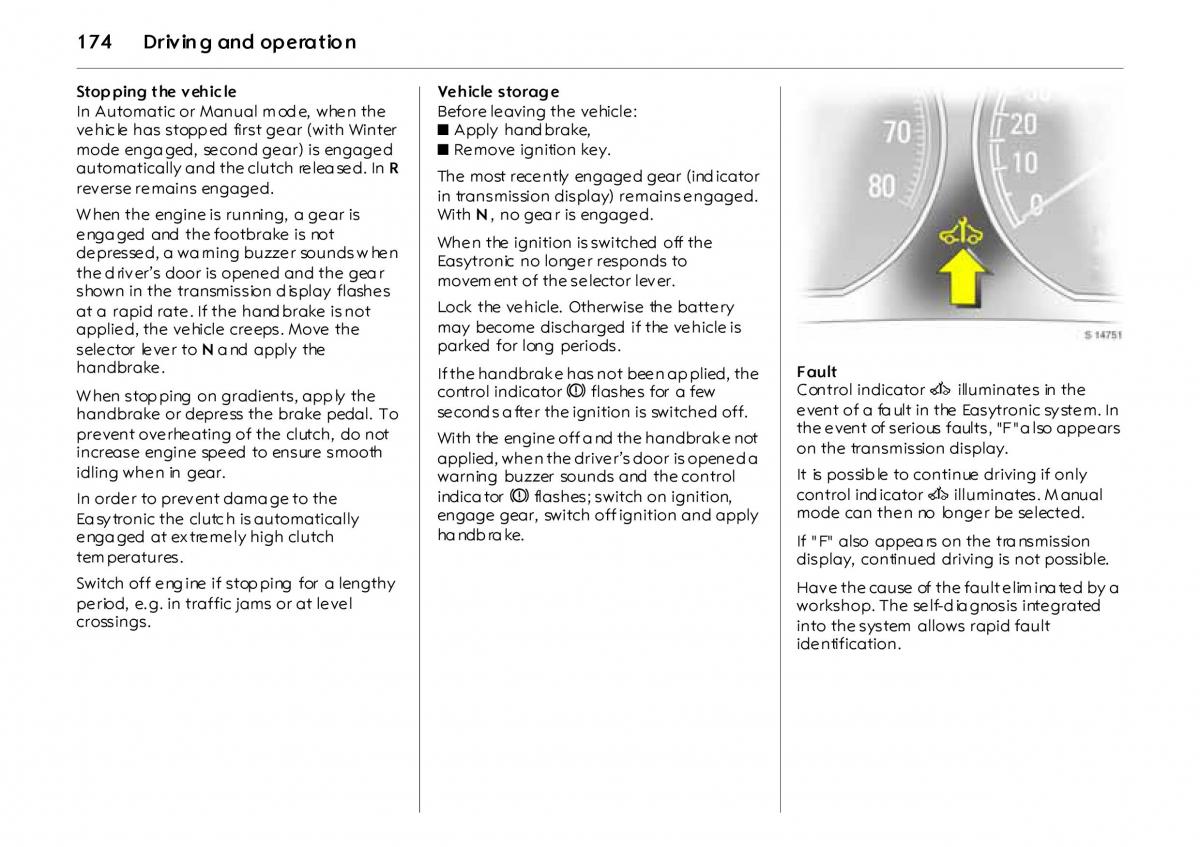 Opel Vectra Vauxhall III 3 owners manual / page 179