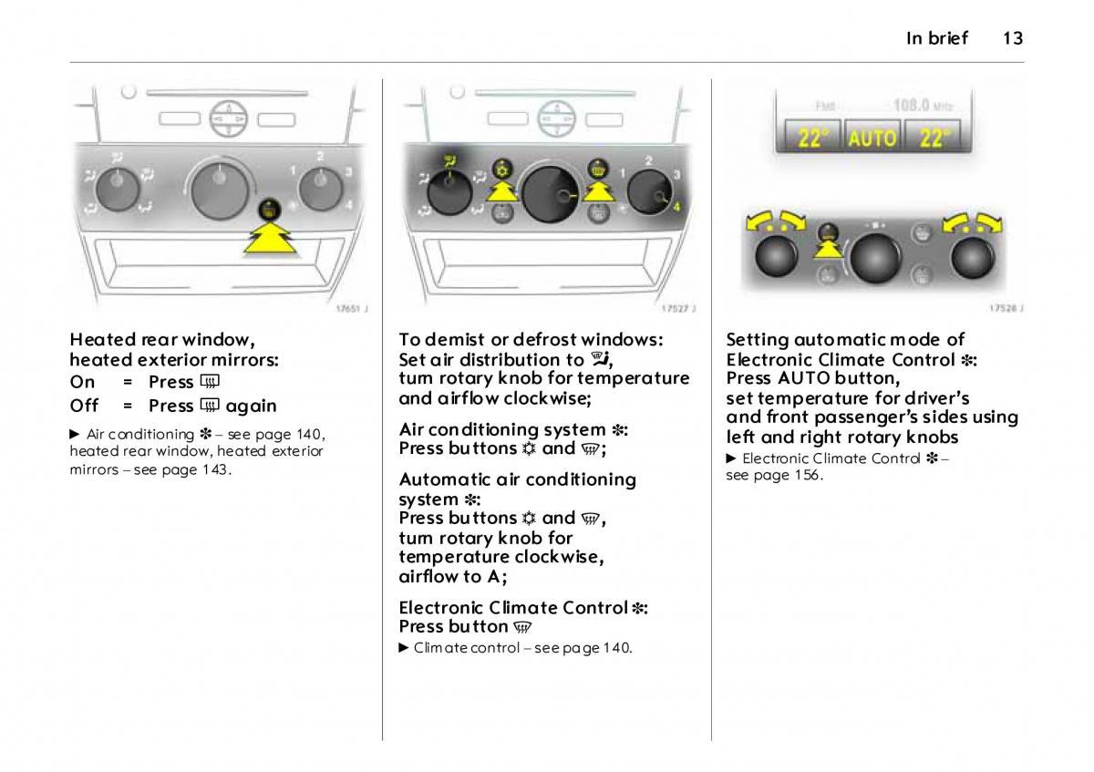 Opel Vectra Vauxhall III 3 owners manual / page 18