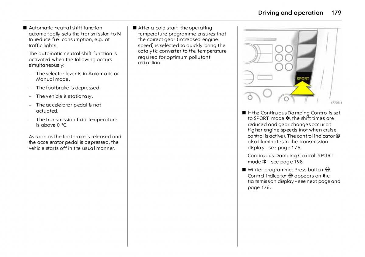 Opel Vectra Vauxhall III 3 owners manual / page 184