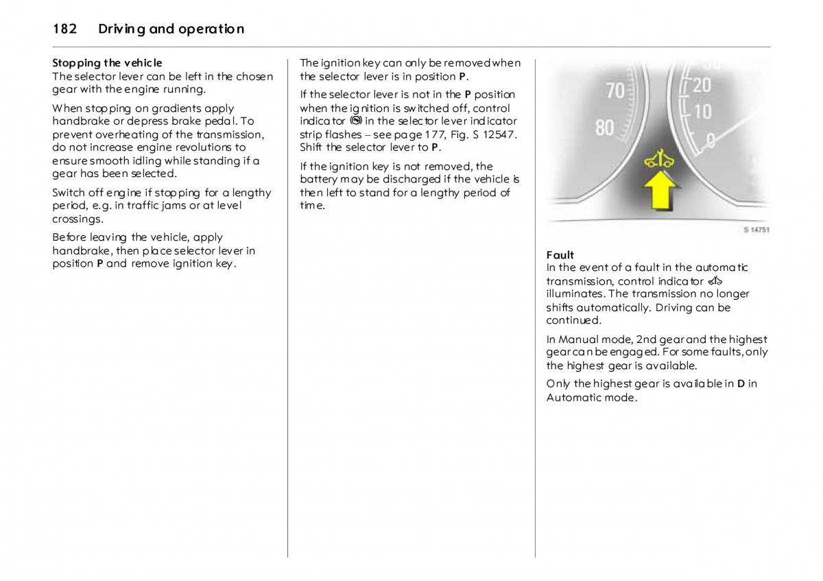 Opel Vectra Vauxhall III 3 owners manual / page 187