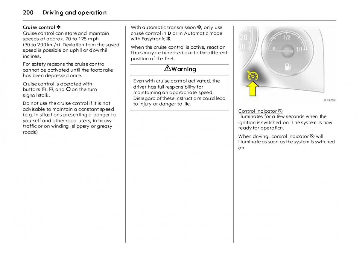 Opel Vectra Vauxhall III 3 owners manual / page 205