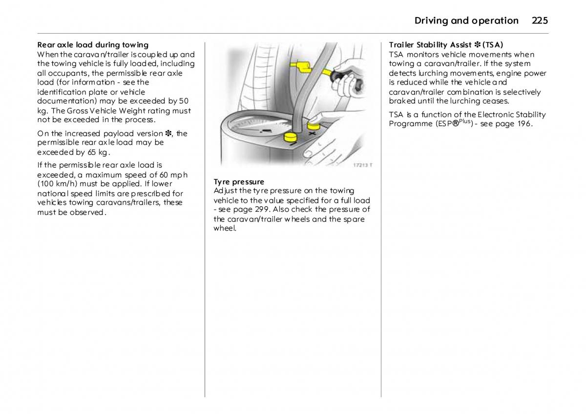 Opel Vectra Vauxhall III 3 owners manual / page 230