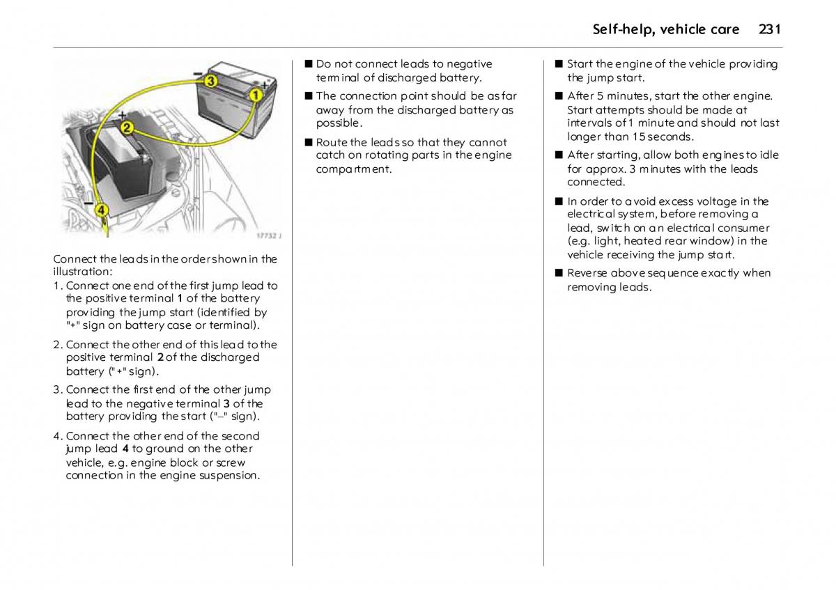 Opel Vectra Vauxhall III 3 owners manual / page 236